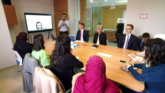 Foreign Minister Penny Wong pushes for Gaza ceasefire and two-state solution in first official trip to West Bank.