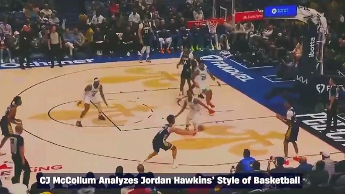 CJ McCollum Analyzes Jordan Hawkins' Style Of Basketball