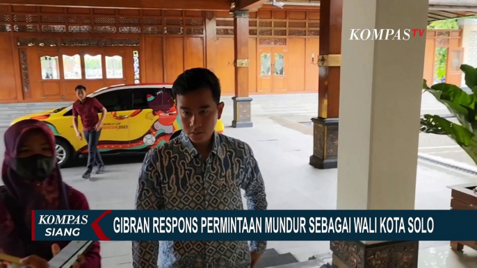 Jawaban Gibran Rakabuming Raka soal Saran Mengundurkan Diri sebagai Wali Kota Solo dari PDIP