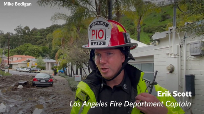 California storm causes fatal flooding as mass evacuations are put into effect