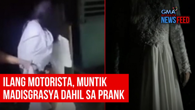 Ilang motorista, muntik madisgrasya dahil sa prank | GMA Integrated Newsfeed