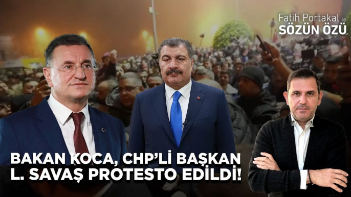 DEPREMİN YIL DÖNÜMÜNDE BAKAN KOCA, CHP’Lİ BAŞKAN LÜTFÜ SAVAŞ PROTESTO EDİLDİ! VİDEO