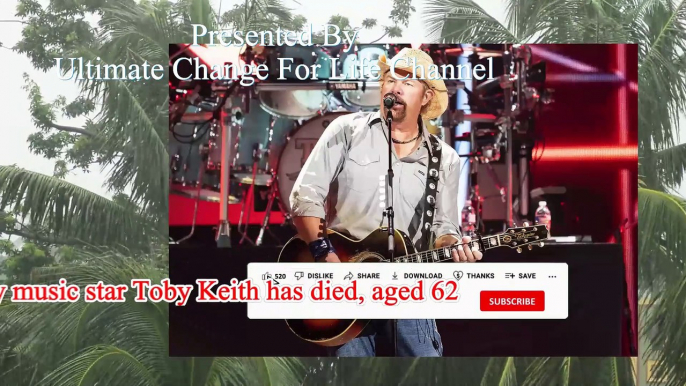 Country music star Toby Keith has died, aged 62 | toby keith passed away | toby keith cause of death