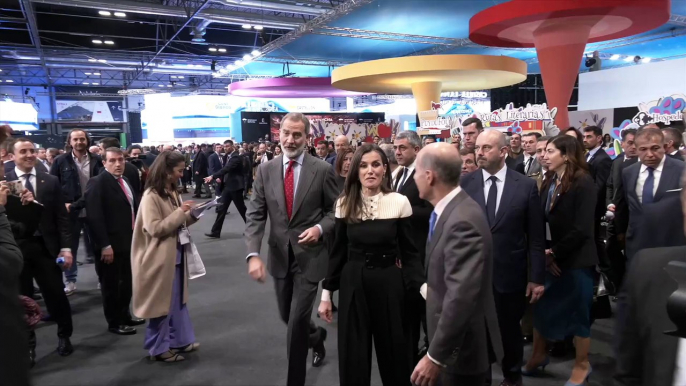 Así ha sido el paso de los Reyes por el stand de Ceuta en FITUR