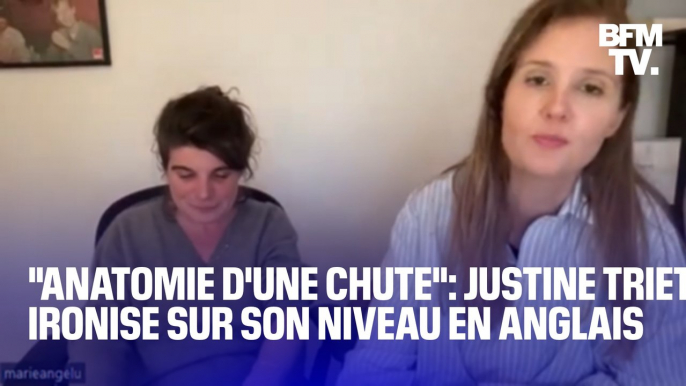 "'Best Picture' ça veut dire quoi ?": Justine Triet, réalisatrice d'"Anatomie d'une chute", ironise sur son niveau en anglais