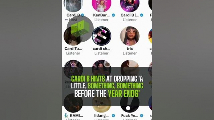 Cardi B Hints At Dropping 'A Little, Something, Something Before The Year Ends'