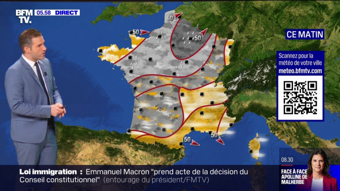 Ce vendredi s'annonce gris voire pluvieux au nord, plus ensoleillé dans le sud