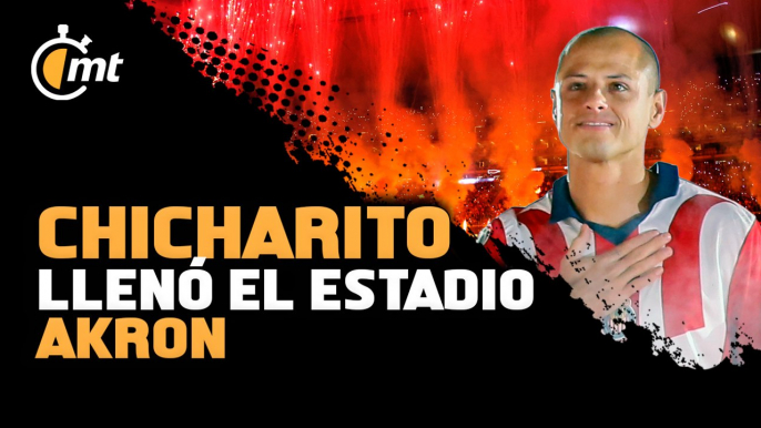 Chicharito Hernández volvió a Chivas y llenó el Estadio Akron