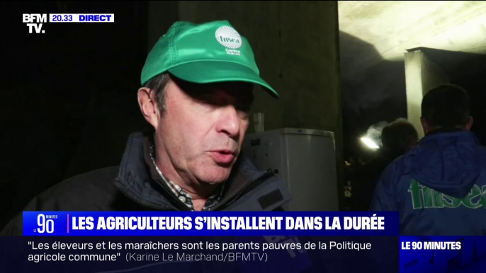 Mobilisation des agriculteurs "Ce qu'on voudrait, c'est une vision à long terme", explique Bertrand Petit (président de la FDSEA d'Eure-et-Loir)