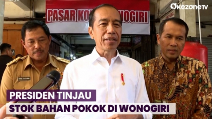 Presiden Joko Widodo Sebut Harga Bahan Pokok di Wonogiri Masih Baik