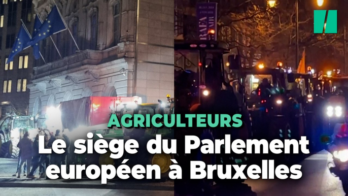 Bruxelles et le Parlement européen paralysés par un millier de tracteurs