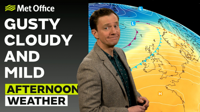 Met Office Afternoon Weather Forecast 02/02/24 – Mild, Gusty for some