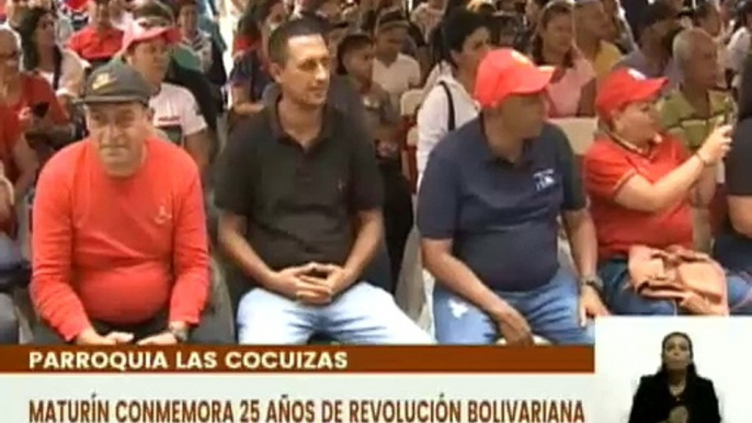 Monagas | Habitantes de Maturín conmemoran 25 años de la Revolución Bolivariana