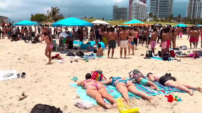 Miami Beach. South Beach Florida 4K HDR Walking Tour