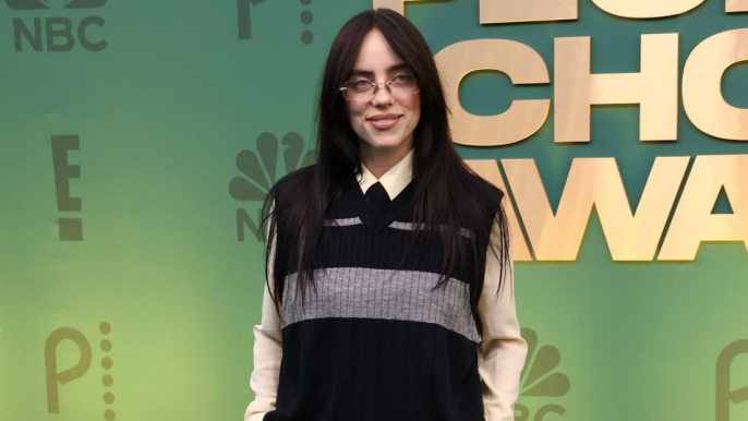 Billie Eilish picked up her first major acting award at the 2024 People’s Choice Awards