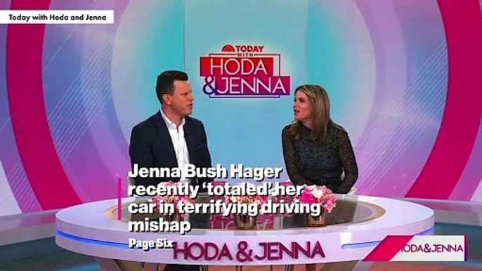 Jenna Bush Hager totaled her car in scary crash Ive never heard of black ice