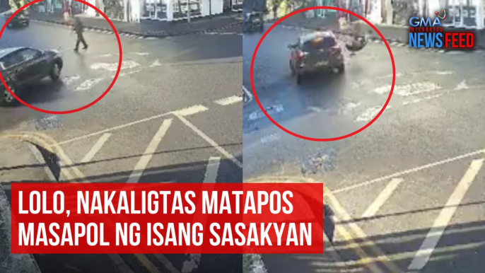 Lolo, nakaligtas matapos masapol ng isang sasakyan | GMA Integrated Newsfeed