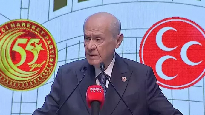 MHP'nin kuruluşunun 55'inci yılı... Bahçeli'den sert tepki: AYM milli güvenlik sorunudur