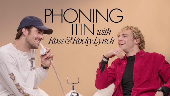 Ross & Rocky Lynch Prank Call Their Mom and Manager | Phoning It In | ELLE