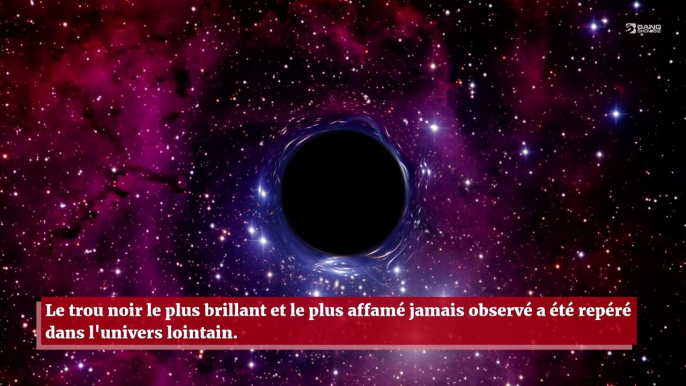 Le trou noir le plus affamé de tous les temps a été repéré dans l'espace