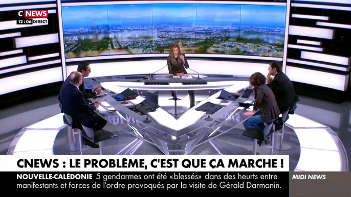 Après les attaques personnelles de Thomas Legrand, de Libération, contre Sonia Mabrouk, la journaliste lui répond et... l'explose: "Vous mettez en doute mon statut de journaliste. Mais qui êtes-vous pour le faire ainsi ?" - Regardez