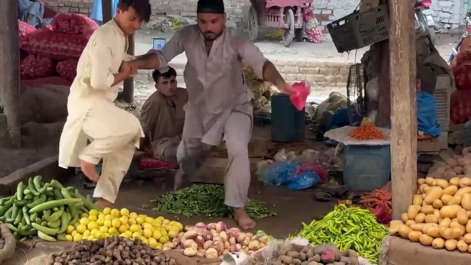 Vegetable seller prank - giving yellow melon to strangers to hold for me prank - joker pranks latest