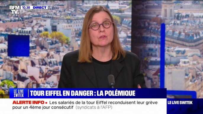 Tour Eiffel en mauvais état: "Le fait que l'État ne mette pas d'investissement sur ces questions de santé publiques est un problème" affirme Anne Souyris (sénatrice EELV)