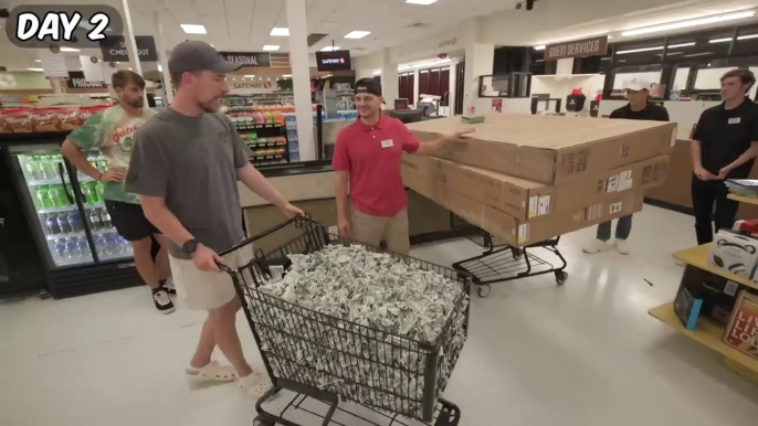 $10,000 Every Day You Survive In A Grocery Store