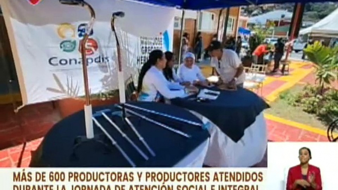 Caracas | Más de 600 productores fueron beneficiados con jornada de Atención Social e Integral