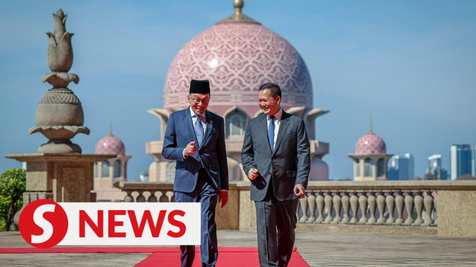 Cambodian Prime Minister Hun Manet meets Anwar in Putrajaya