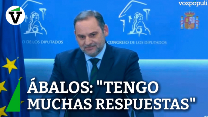 Ábalos amenaza: "Tenéis muchas preguntas y yo tengo muchas respuestas..."