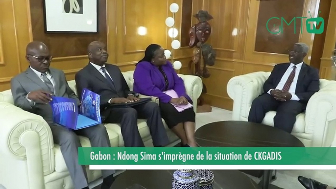 Gabon - Ndong Sima[#Reportage] Gabon : Ndong Sima s'imprègne de la situation de CKGADIS s'imprègne de la situation de CKGADIS