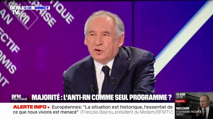 Ukraine: François Bayrou affirme que "ce qu'il se passe en Ukraine nous concerne, nous Français, nous Européens et nous citoyens du monde"