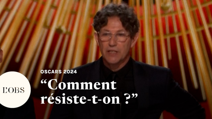 Guerre à Gaza : aux Oscars, le cinéaste Jonathan Glazer dénonce la "déshumanisation" des victimes