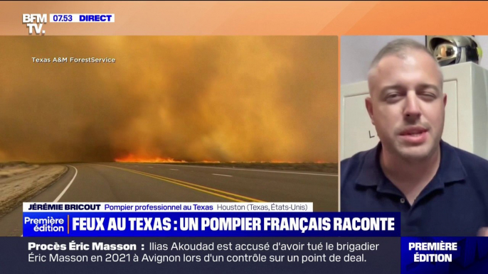 "Le feu est vraiment gigantesque et hors de contrôle": un pompier français au Texas raconte l'incendie qui a brûlé plus de 400.000 hectares