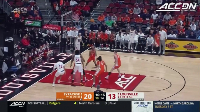 Syracuse vs. Louisville Game Highlights 2023-24 ACC Men's Basketball