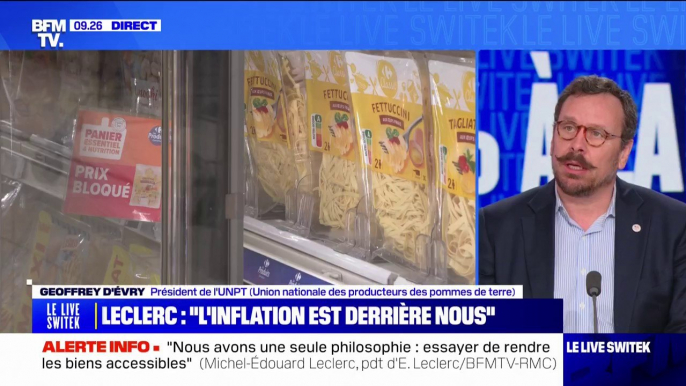 Geoffrey d'Évry (président de l'Union nationale des producteurs de pommes de terre): "Le prix des pommes de terre n'a aucune raison de baisser"