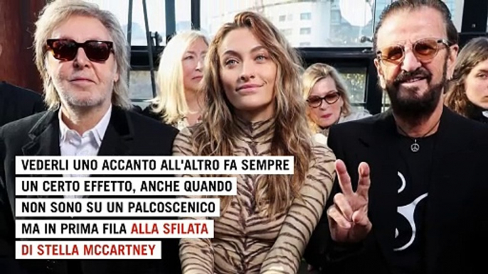 Paul e Ringo, la reunion dei Beatles è alla sfilata di Stella McCartney