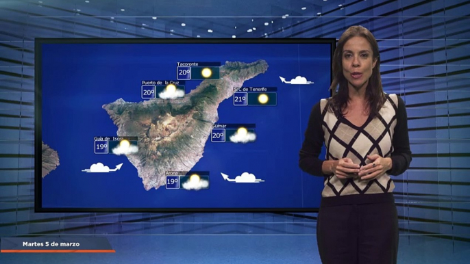 La previsión del tiempo en Canarias para el 5 de marzo de 2024, en Atlántico Televisión.