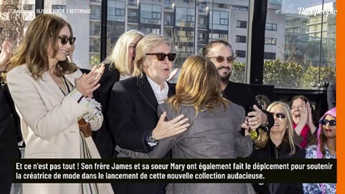 Paul McCartney en couple et complice avec Ringo Starr : les deux Beatles bien accompagnés pour soutenir Stella McCartney