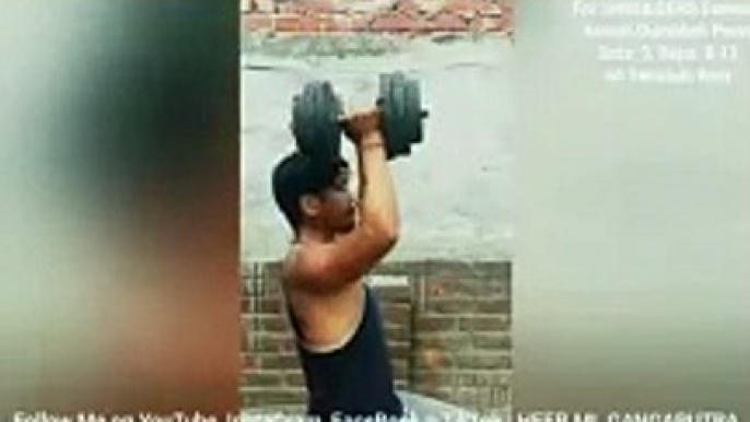 3 Best SHOULDERS Exercise With Dumbbells #heermlgangaputra #naturalbodybuilding