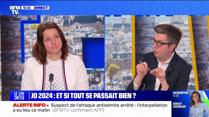 Organisation des JO: "Environ 300 profils ont pu être détectés et écartés dont six fichés S" affirme Camille Chaize, porte-parole du ministère de l'Intérieur