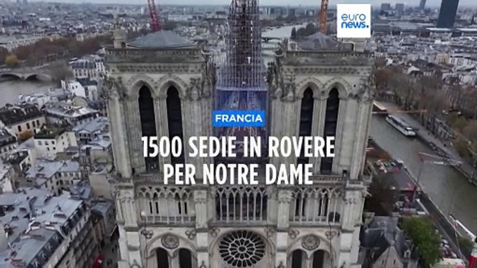 Parigi: a Notre Dame 1500 sedie in rovere al posto delle panche