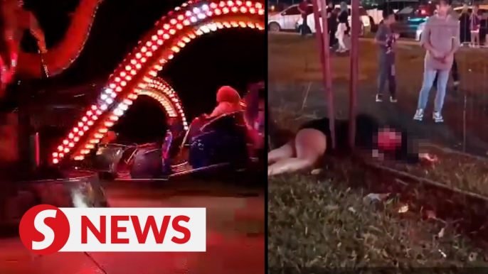 Two hurt after funfair ride malfunctions in Likas