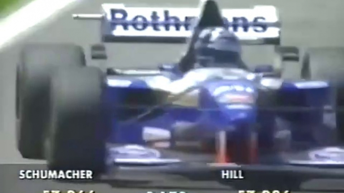 F1 – Damon Hill (Williams Renault V10) laps in qualifying – Spain 1995