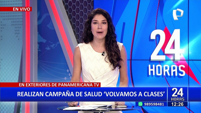 Se realiza Campaña de Salud “Volvamos a Clases” en la Esquina de la Televisión