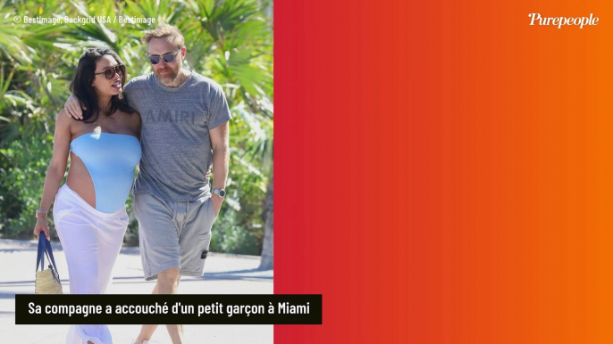 PHOTO David Guetta papa pour la 3e fois à 56 ans : sa compagne de 32 ans a accouché de leur bébé (déjà très chevelu)