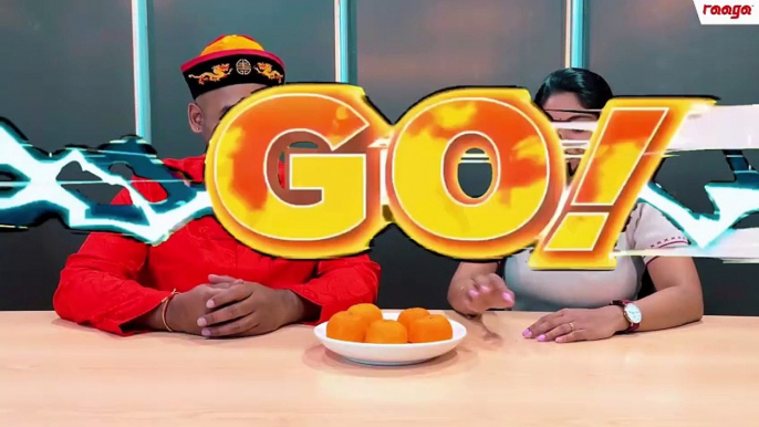 Eating CNY Oranges Within A-Minute Challenge #Hypermaalai #RAAGA