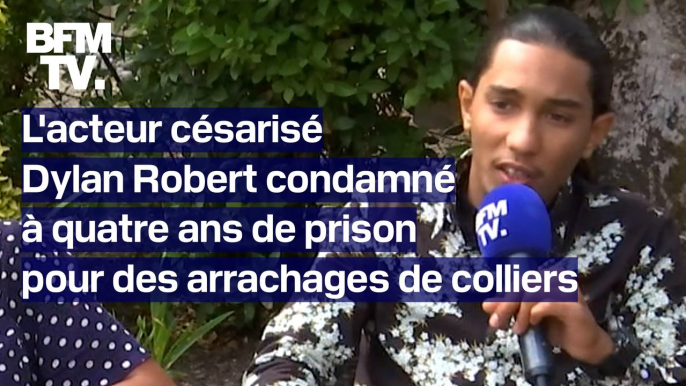 L'acteur césarisé Dylan Robert condamné à quatre ans de prison pour des arrachages de colliers