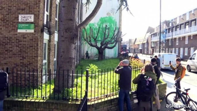 Spunta un nuovo murale di Banksy a nord di Londra